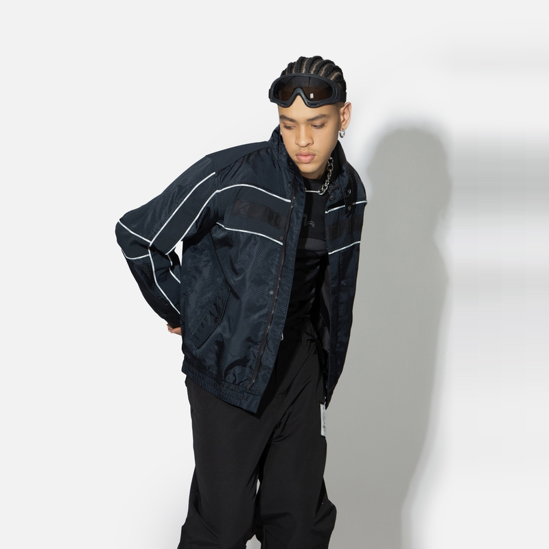 EVISU  Stand Collar Floral Biker Jacket - Regular Fit, Mechanical Style. 2ESGNM4JK5002XXSN 圖 5