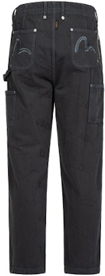 EVISU 直筒寬鬆休閒長褲 深灰色款式 2ESHTM3PT195LFCT Lookbook EVISU 直筒寬鬆休閒長褲 深灰色款式 2ESHTM3PT195LFCT