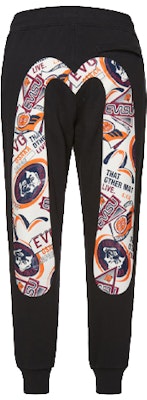 EVISU 大M標誌印花黑色運動褲 2EAHTM0SP417XX Buy EVISU 大M標誌印花黑色運動褲 2EAHTM0SP417XX