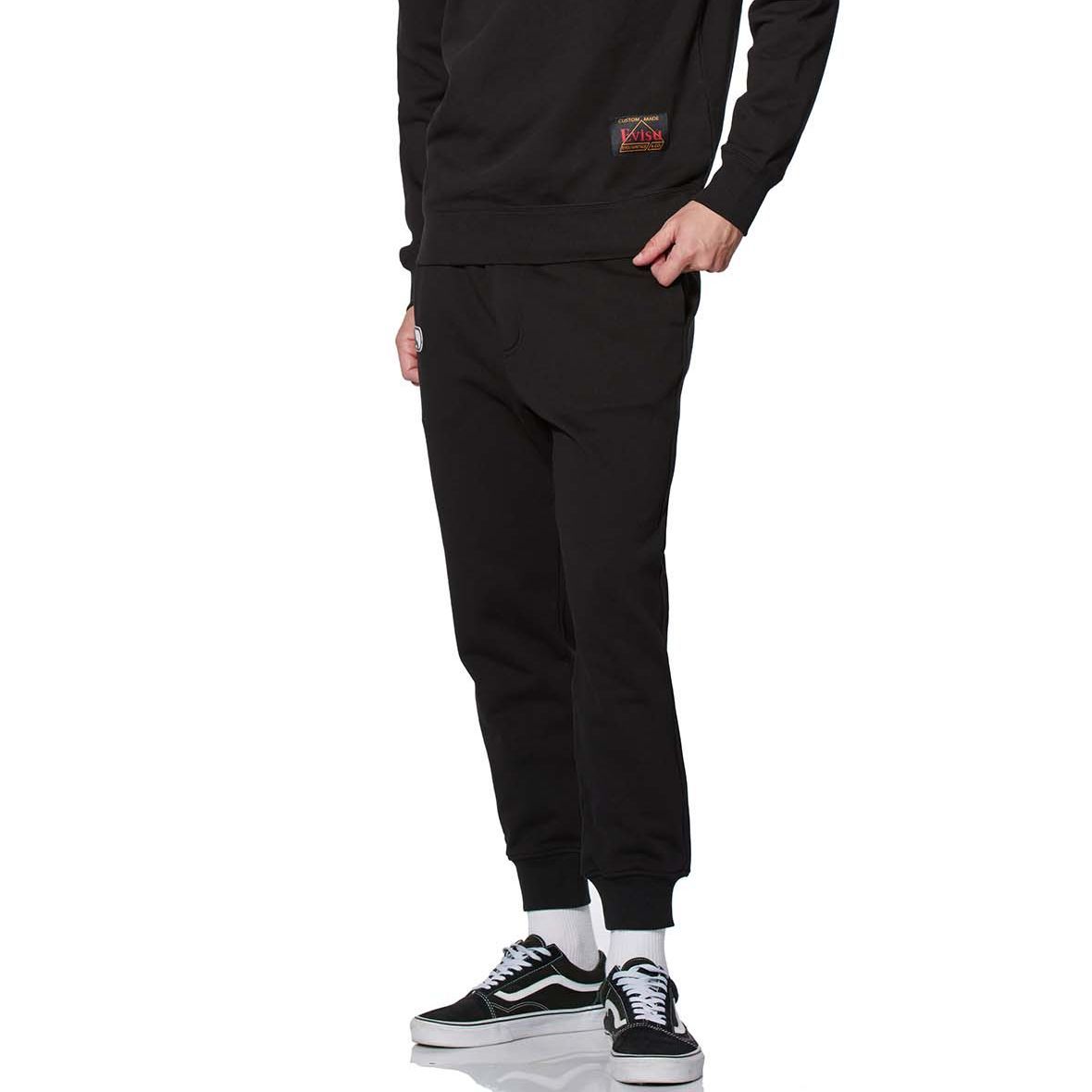 Purchase EVISU 運動褲 刷漆M標誌 黑色 2EAHTM0SP407XX