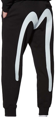 EVISU 運動褲 刷漆M標誌 黑色 2EAHTM0SP407XX Cheap EVISU 運動褲 刷漆M標誌 黑色 2EAHTM0SP407XX