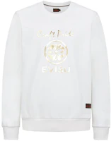 Shop EVISU Sweatshirt with Gold Logo and Big M Print. 2EAHTM0SW324XX