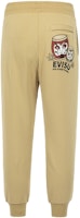 EVISU Taiko Daruma Print Jogger Sweatpants Beige 2ESHTM3SP315XXCT EVISU Taiko Daruma Print Jogger Sweatpants Beige 2ESHTM3SP315XXCT