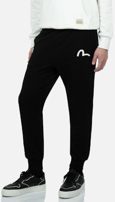 EVISU 太鼓達磨プリントジョガースウェットパンツ ベージュ 2ESHTM3SP315XXCT Cheap EVISU 太鼓達磨プリントジョガースウェットパンツ ベージュ 2ESHTM3SP315XXCT