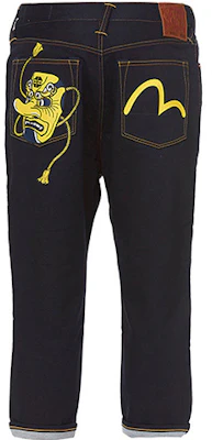 EVISU Jeans Potongan Tirus dengan Logo Seagull di Poket - Biru. 1ESHTM9JE14327 Lookbook EVISU Jeans Potongan Tirus dengan Logo Seagull di Poket - Biru. 1ESHTM9JE14327