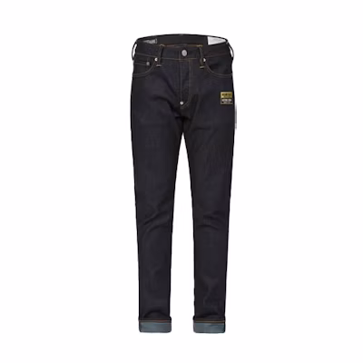 EVISU Tapered Jeans Hannya Floral Embroidery Denim Blue. 2EAGNM1JE13417CS