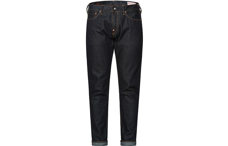 Lookbook EVISU Jeans Tapered dengan Cetak Seagull Warna Denim Biru. 2EAHTM0JE10117