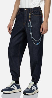 EVISU 海鷗印花寬版牛仔褲及配件 2ESHTM4JO7037RXDP Shop EVISU 海鷗印花寬版牛仔褲及配件 2ESHTM4JO7037RXDP