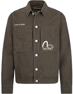 EVISU 工裝口袋牛仔外套 - 深炭灰 2EAGNM2DJ774XXCT Buy EVISU 工裝口袋牛仔外套 - 深炭灰 2EAGNM2DJ774XXCT