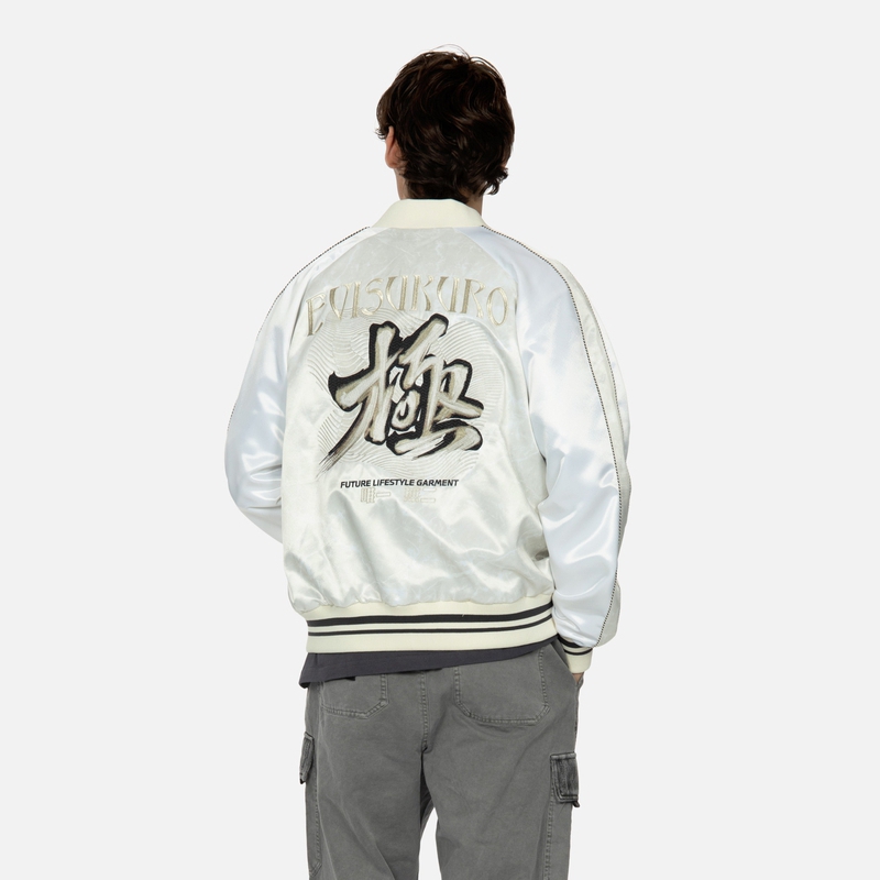 EVISU  Yokosuka Varsity Jacket with Embroidery and Regular Fit. 2ESGNM4JK5087XXSN 圖 4