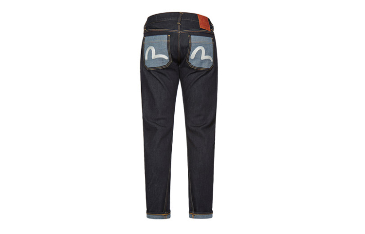 EVISU AW20 Seagull Print  Jeans Denim Blue. 2EAHTM0JE1043D