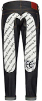 EVISU AW20 Slogan Big M Print Jeans - Denim Blue 2EAHTM0JE90417 EVISU AW20 Slogan Big M Print Jeans - Denim Blue 2EAHTM0JE90417