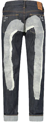 EVISU AW22 Seluar Jeans Denim Cetakan Big M Biru. 2EAHTM2JE91617CS Lookbook EVISU AW22 Seluar Jeans Denim Cetakan Big M Biru. 2EAHTM2JE91617CS