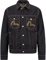 Order EVISU AW22 Fisherman Denim Jacket in Blue. 2EAHTM2DJ701XXCT