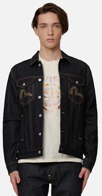 에비수 AW22 피셔맨 데님 자켓 블루. 2EAHTM2DJ701XXCT Shop 에비수 AW22 피셔맨 데님 자켓 블루. 2EAHTM2DJ701XXCT