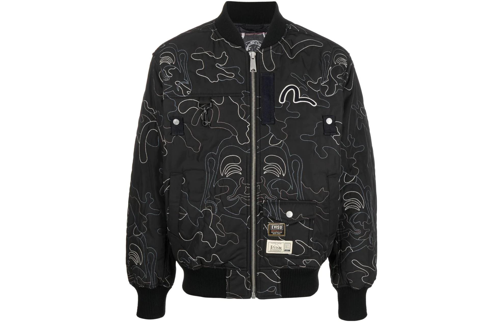 EVISU AW22  Full Camo Quilted Jacket with Side Lines. 2EAHTM2JK739XXPQ 圖 2