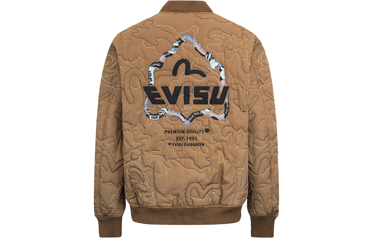EVISU AW22  Full Camo Quilted Jacket with Side Lines. 2EAHTM2JK739XXPQ 圖 4