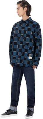 에비수 AW22 멀티컬러 체크 로고 긴팔 셔츠. 2EAHTM2SL157RXDN Details for 에비수 AW22 멀티컬러 체크 로고 긴팔 셔츠. 2EAHTM2SL157RXDN