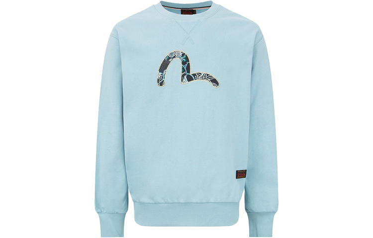 Sizing EVISU AW22 Sweater Pullover Bordir Logo Burung Camar Kecil. 2EAHTM2SW322RXCT