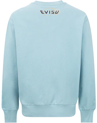 EVISU AW22 Sweater Pullover Bordir Logo Burung Camar Kecil. 2EAHTM2SW322RXCT Cheap EVISU AW22 Sweater Pullover Bordir Logo Burung Camar Kecil. 2EAHTM2SW322RXCT