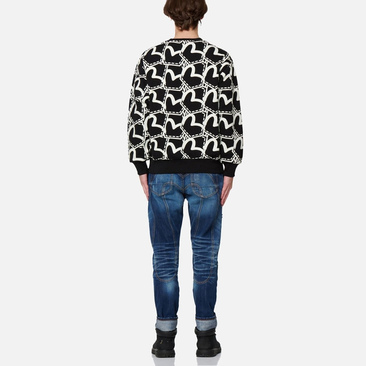 Purchase EVISU AW22 全版海鷗圖案男款圓領長袖上衣 2EAHTM2SW308RXCT