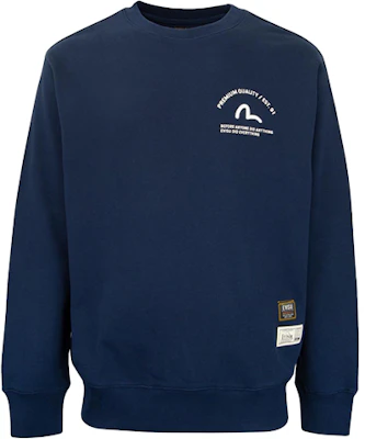 EVISU AW22 Buddha Head Printed Pullover Crewneck Sweatshirt 2EAHTM2SW318RXCT Cheap EVISU AW22 Buddha Head Printed Pullover Crewneck Sweatshirt 2EAHTM2SW318RXCT