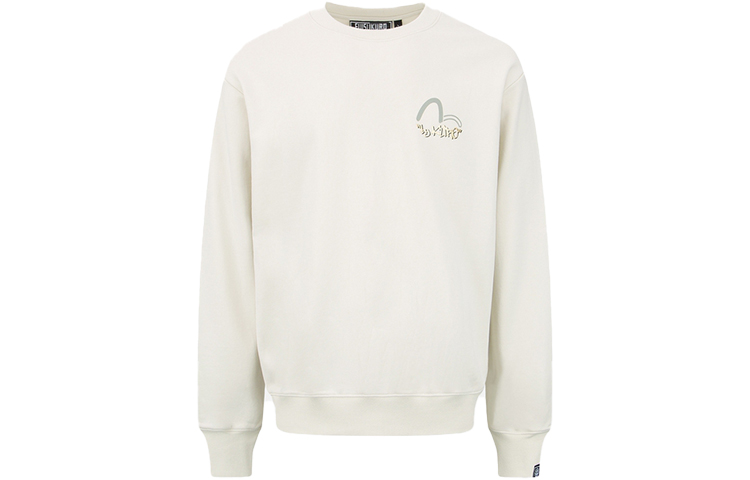 Order EVISU 男款 AW22 塗鴉標志與花卉印花長袖衛衣。 2EAGNM2SW436RXCT