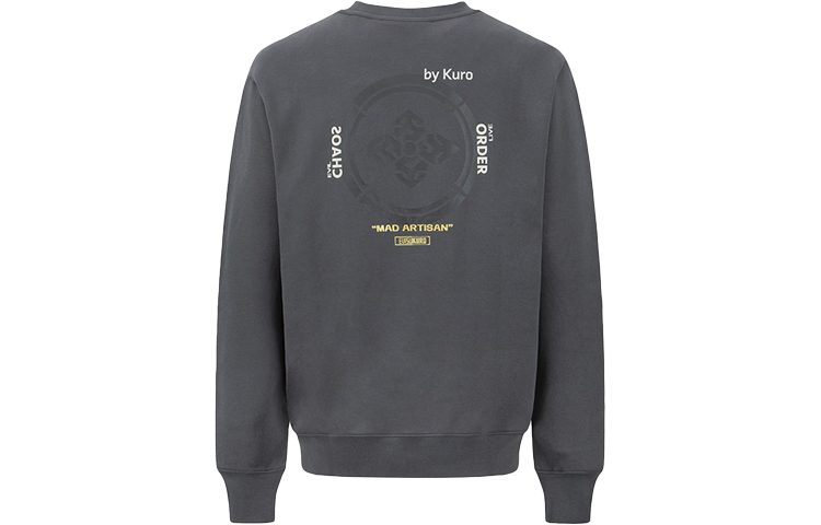 Sizing EVISU 男款 AW22 塗鴉標志與花卉印花長袖衛衣。 2EAGNM2SW436RXCT