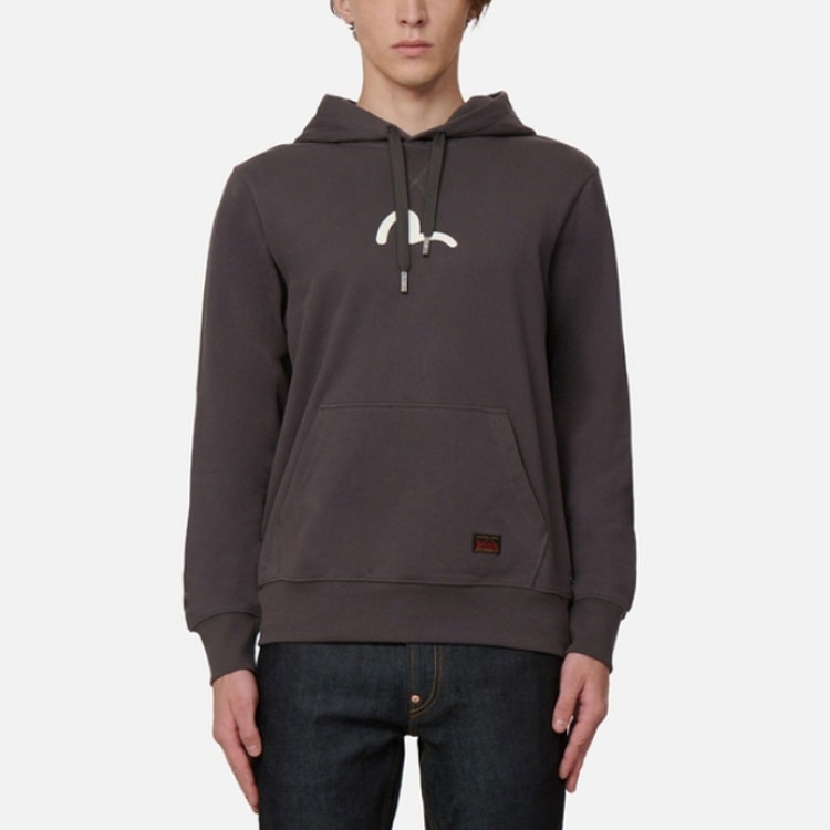 Shop EVISU AW22 小海鷗印花連帽上衣披頭 0ELBSM0SW330XXCT