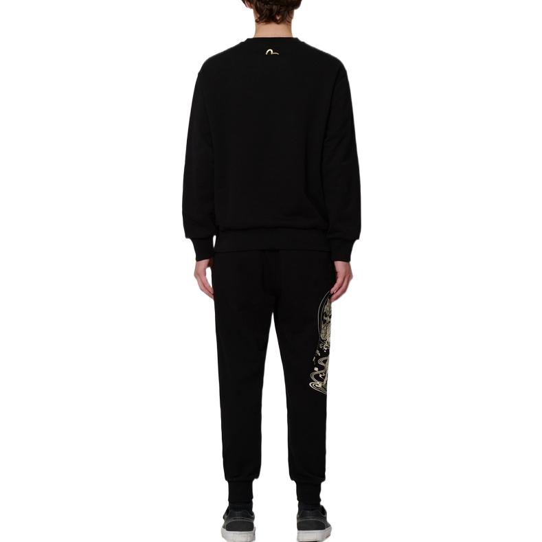 Purchase EVISU 秋冬22 鲤鱼波浪图案徽标卫衣 男女同款 2EAHTM2SW343RXCT