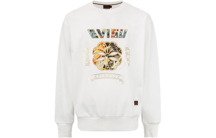 Sizing EVISU 秋冬22 鲤鱼波浪图案徽标卫衣 男女同款 2EAHTM2SW343RXCT