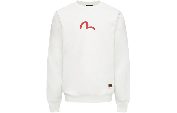 EVISU AW22 Pullover Sweatshirt with Seagull Print 0ELBSM0SW321XXCT