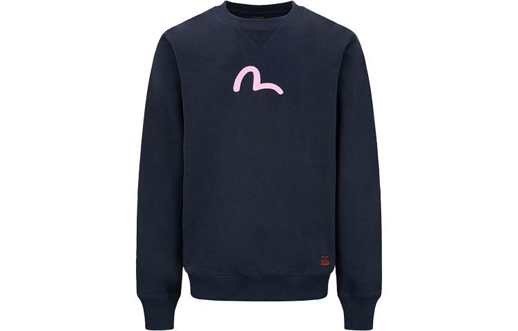 Shop EVISU AW22海鸥图案套头卫衣 0ELBSM0SW321XXCT