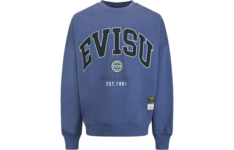 Order EVISU AW22 复古标志印花宽松款男女同款卫衣 2EAHTM2SW340OSCT