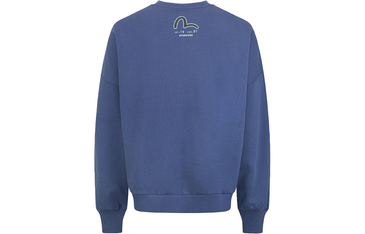 Lookbook EVISU AW22 复古标志印花宽松款男女同款卫衣 2EAHTM2SW340OSCT