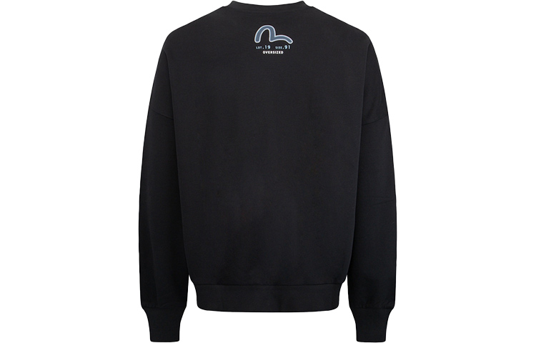 Sizing EVISU AW22 复古标志印花宽松款男女同款卫衣 2EAHTM2SW340OSCT