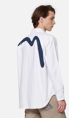 EVISU AW22 Baju Lengan Panjang Reversible Logo M Besar Putih 2EAHTM2SL156RXCT Purchase EVISU AW22 Baju Lengan Panjang Reversible Logo M Besar Putih 2EAHTM2SL156RXCT