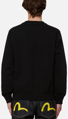 EVISU AW22 小海鷗印花黑色套頭衛衣 男女通用 0ELBSM0SW322XXCT Purchase EVISU AW22 小海鷗印花黑色套頭衛衣 男女通用 0ELBSM0SW322XXCT