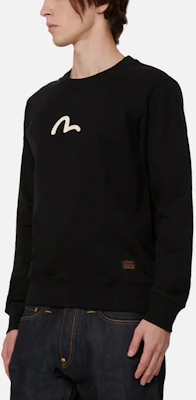 EVISU AW22 小海鷗印花黑色套頭衛衣 男女通用 0ELBSM0SW322XXCT Details for EVISU AW22 小海鷗印花黑色套頭衛衣 男女通用 0ELBSM0SW322XXCT