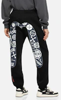 Shop EVISU 秋冬23 大M印花全版設計休閒運動褲 2EAHTM3SP7072STCN