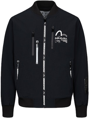 에비수 AW23 블랙 플로럴 프린트 멀티 지퍼 레귤러 핏 봄버 재킷 2EAGNM3JK5009XXNQ Buy 에비수 AW23 블랙 플로럴 프린트 멀티 지퍼 레귤러 핏 봄버 재킷 2EAGNM3JK5009XXNQ