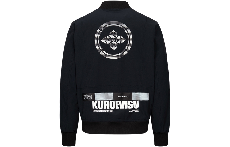 Lookbook 에비수 AW23 블랙 플로럴 프린트 멀티 지퍼 레귤러 핏 봄버 재킷 2EAGNM3JK5009XXNQ