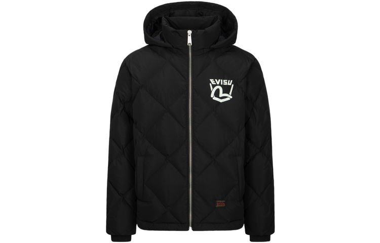 EVISU AW23  Black Hoodie Jacket with Logo & Seagull Print. 2EAEPM3NJ1183XXPL 圖 3