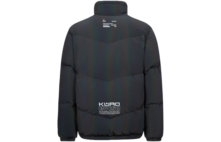 EVISU AW23  Black Reversible Down Jacket with Logo Design 2EAGNM3NJ5259XXPX 圖 4
