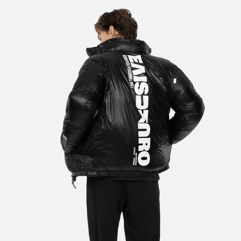 EVISU AW23  Black Reversible Down Jacket with Logo Design 2EAGNM3NJ5259XXPX 圖 6
