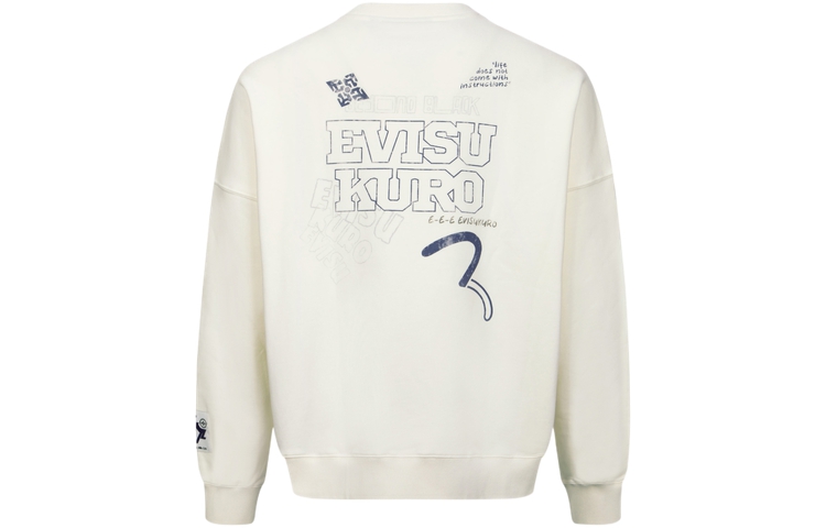Order EVISU AW23 寬鬆版Logo海鷗印花圓領長袖上衣 2EAGNM3SW5227OSFL