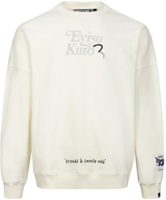 EVISU AW23 寬鬆版Logo海鷗印花圓領長袖上衣 2EAGNM3SW5227OSFL Lookbook EVISU AW23 寬鬆版Logo海鷗印花圓領長袖上衣 2EAGNM3SW5227OSFL