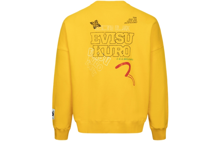 Details for EVISU AW23 寬鬆版Logo海鷗印花圓領長袖上衣 2EAGNM3SW5227OSFL