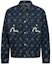 Buy EVISU AW23 鷹與家徽染印花藍色牛仔外套 2EAHTM3DJ1902LFCT