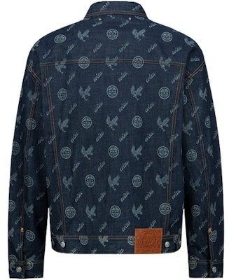 EVISU AW23 鷹與家徽染印花藍色牛仔外套 2EAHTM3DJ1902LFCT Lookbook EVISU AW23 鷹與家徽染印花藍色牛仔外套 2EAHTM3DJ1902LFCT
